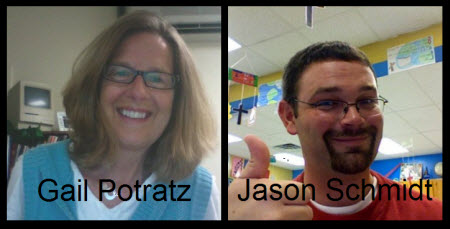 Gail Potratz and Jason Schmidt